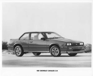 1987 Chevrolet Cavalier Z24 Press Photo 0524