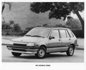 1987 Chevrolet Sprint Press Photo 0531