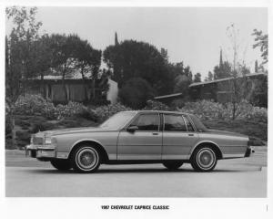 1987 Chevrolet Caprice Classic Press Photo 0533