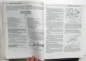 1990 Chrysler Dodge Plymouth FWD Service Shop Manual Set Daytona LeBaron Omni