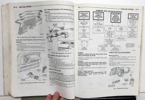 1990 Chrysler Dodge Plymouth FWD Service Shop Manual Set Daytona LeBaron Omni