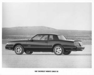 1987 Chevrolet Monte Carlo SS Press Photo 0540