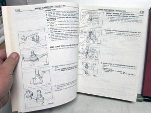 1990 Plymouth Laser & Eagle Talon Dealer Service Shop Repair Manual 2 Vol Set