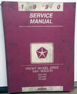 1990 Dodge Caravan & Plymouth Voyager Mini-Van Dealer Service Shop Repair Manual