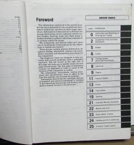 1990 Dodge Caravan & Plymouth Voyager Mini-Van Dealer Service Shop Repair Manual