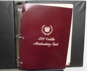 1981 Cadillac Merchandising Guide Dealers AlbumSeville Eldorado Brougham DeVille