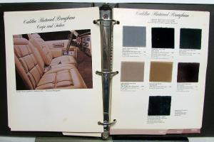 1981 Cadillac Merchandising Guide Dealers AlbumSeville Eldorado Brougham DeVille