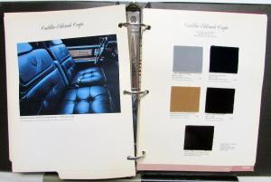 1981 Cadillac Merchandising Guide Dealers AlbumSeville Eldorado Brougham DeVille