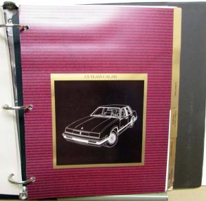 1988 Oldsmobile Dealer Album Paint Chips Upholstery Cutlass Toronado Delta 88