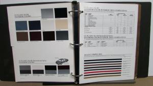 1988 Oldsmobile Dealer Album Paint Chips Upholstery Cutlass Toronado Delta 88