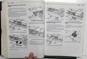 1991 Chrysler Dodge Plymouth FWD Service Shop Manual Set Daytona LeBaron Acclaim