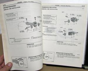 1991 Dodge Plymouth Colt & 200 Eagle Summit Service Shop Repair Manual 2 Vol Set