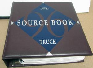 1996 Ford Source Book Dealers Album Trucks F Series Ranger Bronco Aerostar