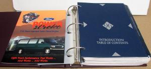 1996 Ford Source Book Dealers Album Trucks F Series Ranger Bronco Aerostar