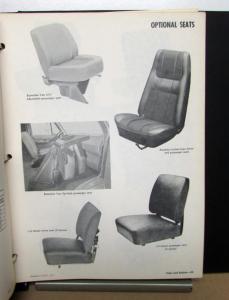 1972 Ford Truck Data Book Paint Chips Upholstery F 100 250 Ranchero Bronco