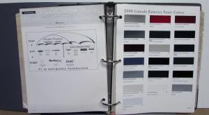 2000 Lincoln Product Portfolio Dealers Album LS Continental Town Car Navigator