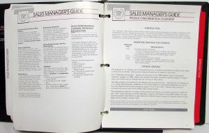 1988 Cadillac Insight Sales Training Dealer Album Cassette Allante Fleetwood