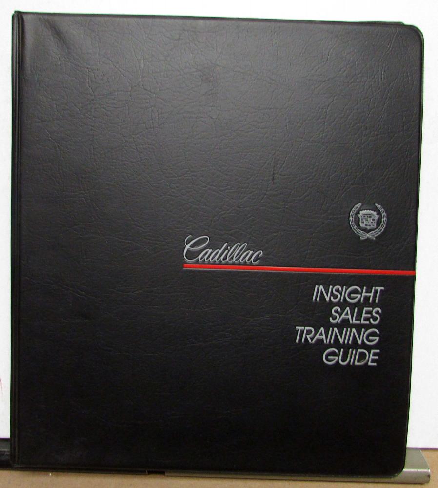 1987 Cadillac Insight Sale Training Dealer Album Cassette DeVille Fleetwood