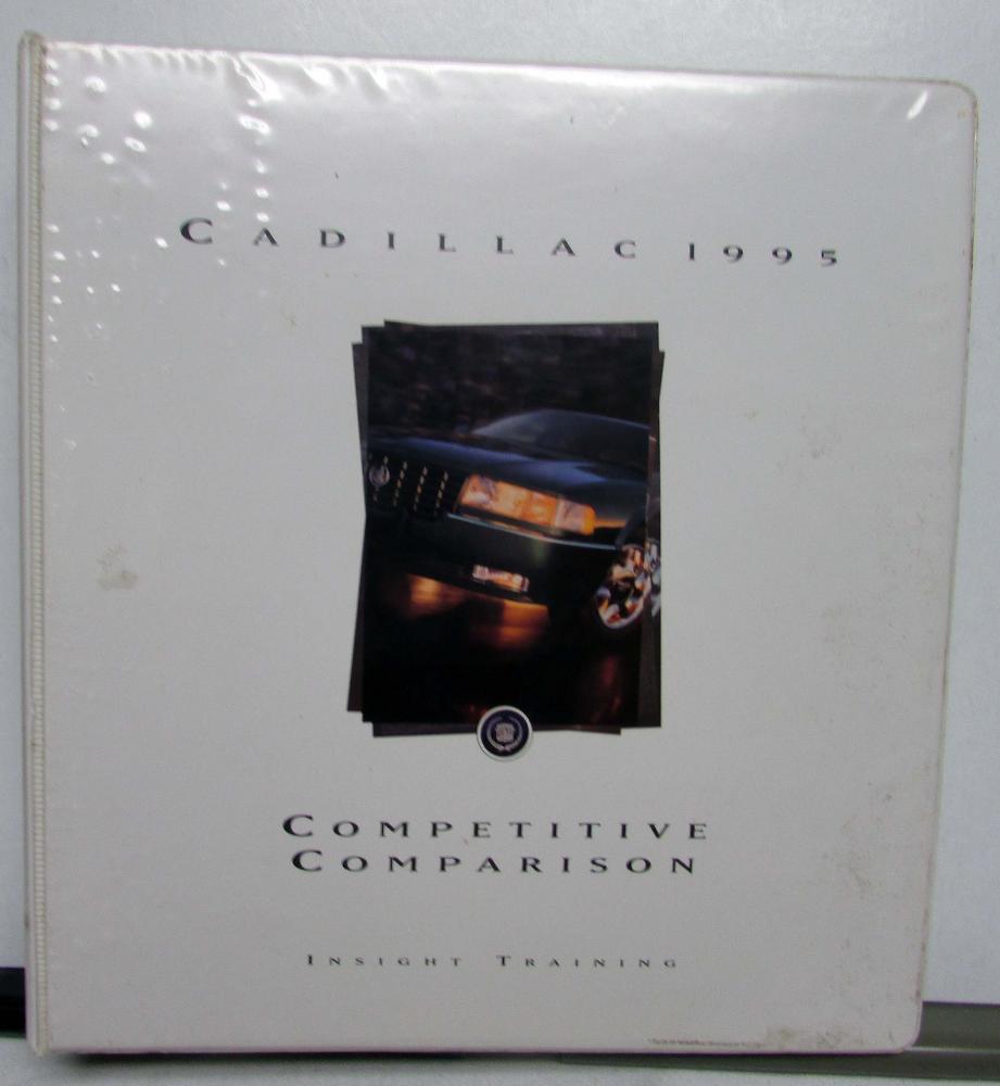 1995 Cadillac Competitive Comparison Dealers Album Seville DeVille Eldorado
