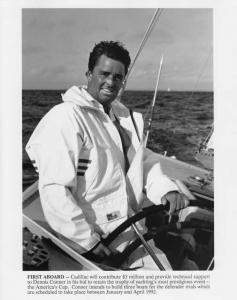 1991 Cadillac Supports Americas Cup Press Photo 0212 - Dennis Conner