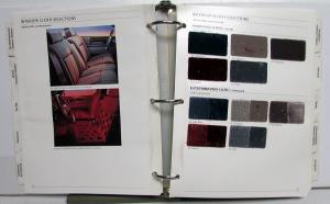 1989 Cadillac New Product Presentation Dealers Album Colors Features Allante