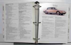 1989 Cadillac New Product Presentation Dealers Album Colors Features Allante