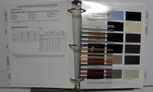 1989 Cadillac New Product Presentation Dealers Album Colors Features Allante