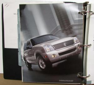 2004 Mercury Product Portfolio Dealer Album Paint Chip Features Grand Marquis