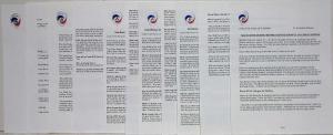 1998 Panoz Media Information Press Kit with Driver Profiles