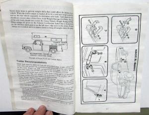 1980 Chevrolet Pickup Truck Gas Owners Manual C/K Care & Operation Instructions