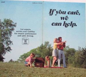 1970s Cadillac Cleaner Air Safer Driving Sales Brochure Folder Original