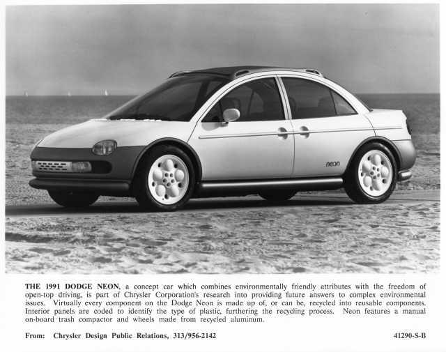 1991 Dodge Neon Concept Press Photo 0271