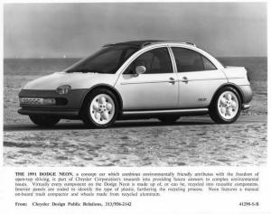 1991 Dodge Neon Concept Press Photo 0271