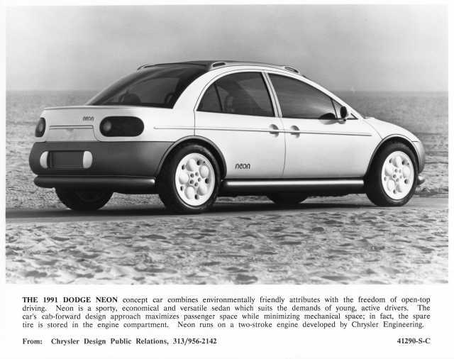1991 Dodge Neon Concept Press Photo 0272