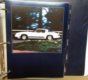 1979 Chevrolet Passenger Car Value Guide Dealer Album Camaro Corvette