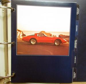 1979 Chevrolet Passenger Car Value Guide Dealer Album Camaro Corvette