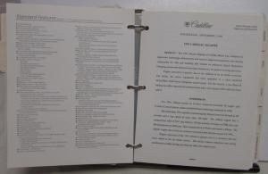 1991 Cadillac Media Information Press Kit - Allante Fleetwood DeVille Seviille