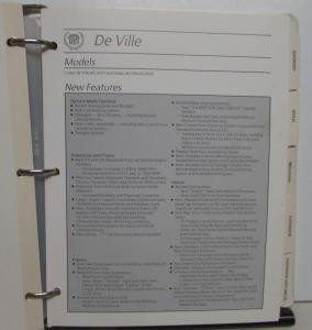 1991 Cadillac Media Information Press Kit - Allante Fleetwood DeVille Seviille