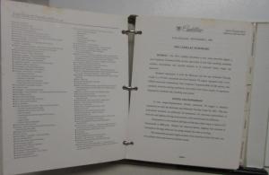 1991 Cadillac Media Information Press Kit - Allante Fleetwood DeVille Seviille