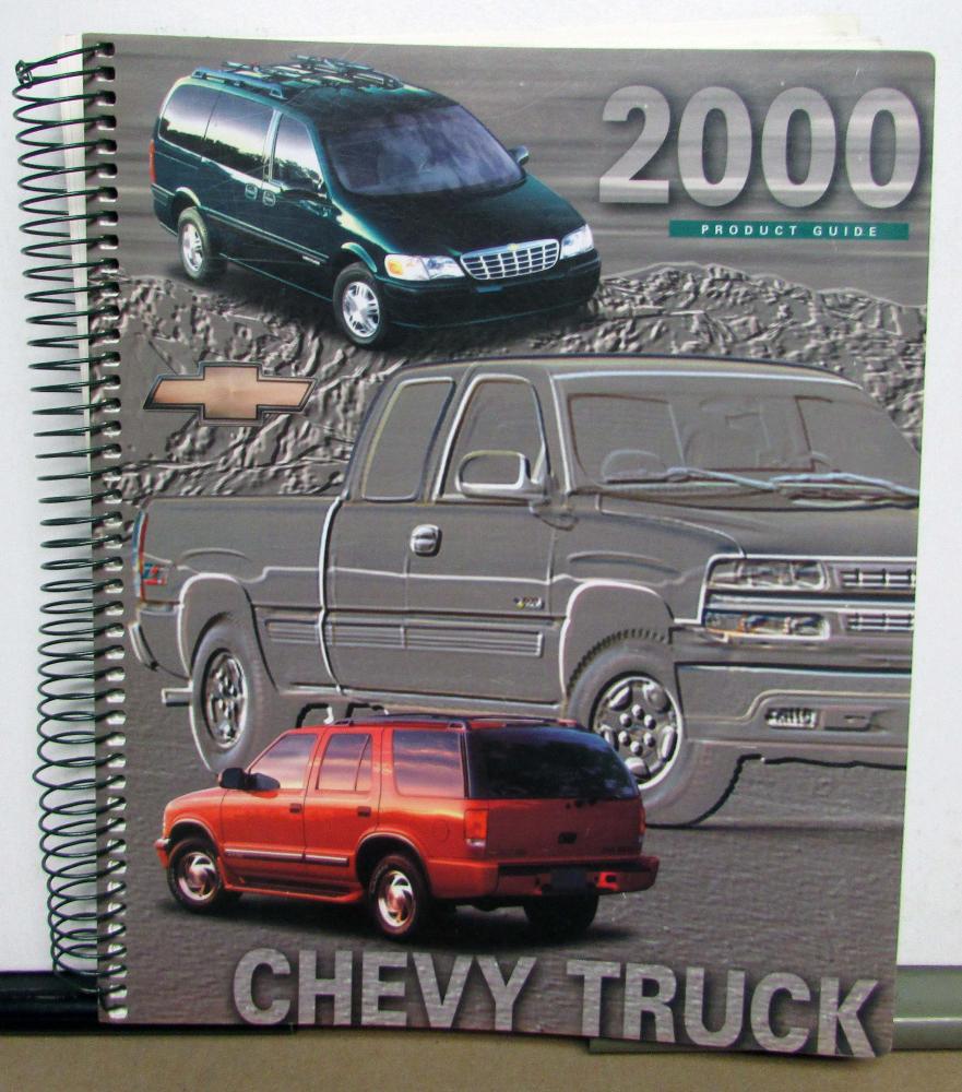 2000 Chevrolet Trucks Product Guide Dealer Album S10 C/K Pickup Silverado
