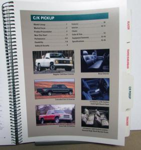 2000 Chevrolet Trucks Product Guide Dealer Album S10 C/K Pickup Silverado