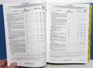 1984 Chevrolet Truck Data Book Dealer AlbumS C/K Pickup Jimmy Van