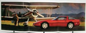 1990 Corvette Dealer Sales Brochure C4 Coupe Convertible Racing