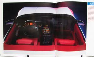 1990 Corvette Dealer Sales Brochure C4 Coupe Convertible Racing