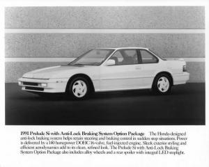 1991 Honda Prelude with Anti-Lock Braking System Option Package Press Photo 0041