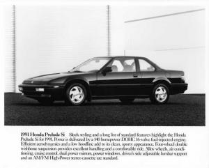 1991 Honda Prelude Si Press Photo 0042
