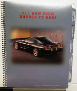 1997 Chevrolet Corvette Specialists Data Dealers Brochure Coupe LS1