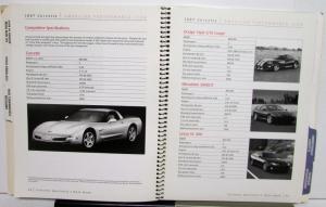 1997 Chevrolet Corvette Specialists Data Dealers Brochure Coupe LS1
