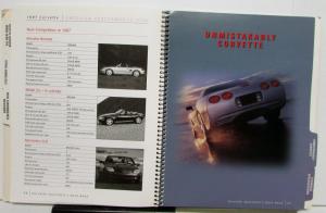 1997 Chevrolet Corvette Specialists Data Dealers Brochure Coupe LS1