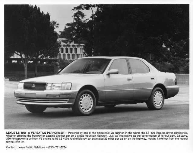1992 Lexus LS 400 Press Photo 0022
